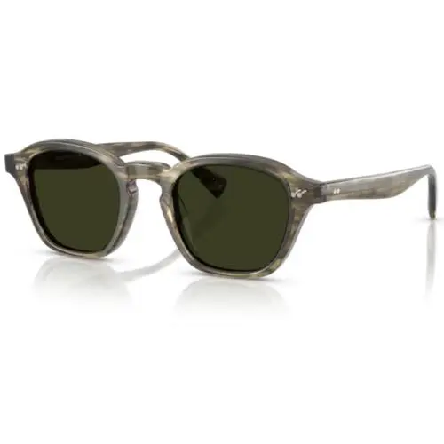 0OV5580SU Eyles1735P1 Soft Olive/green Polarized Men`s Sunglasses by Oliver Peoples