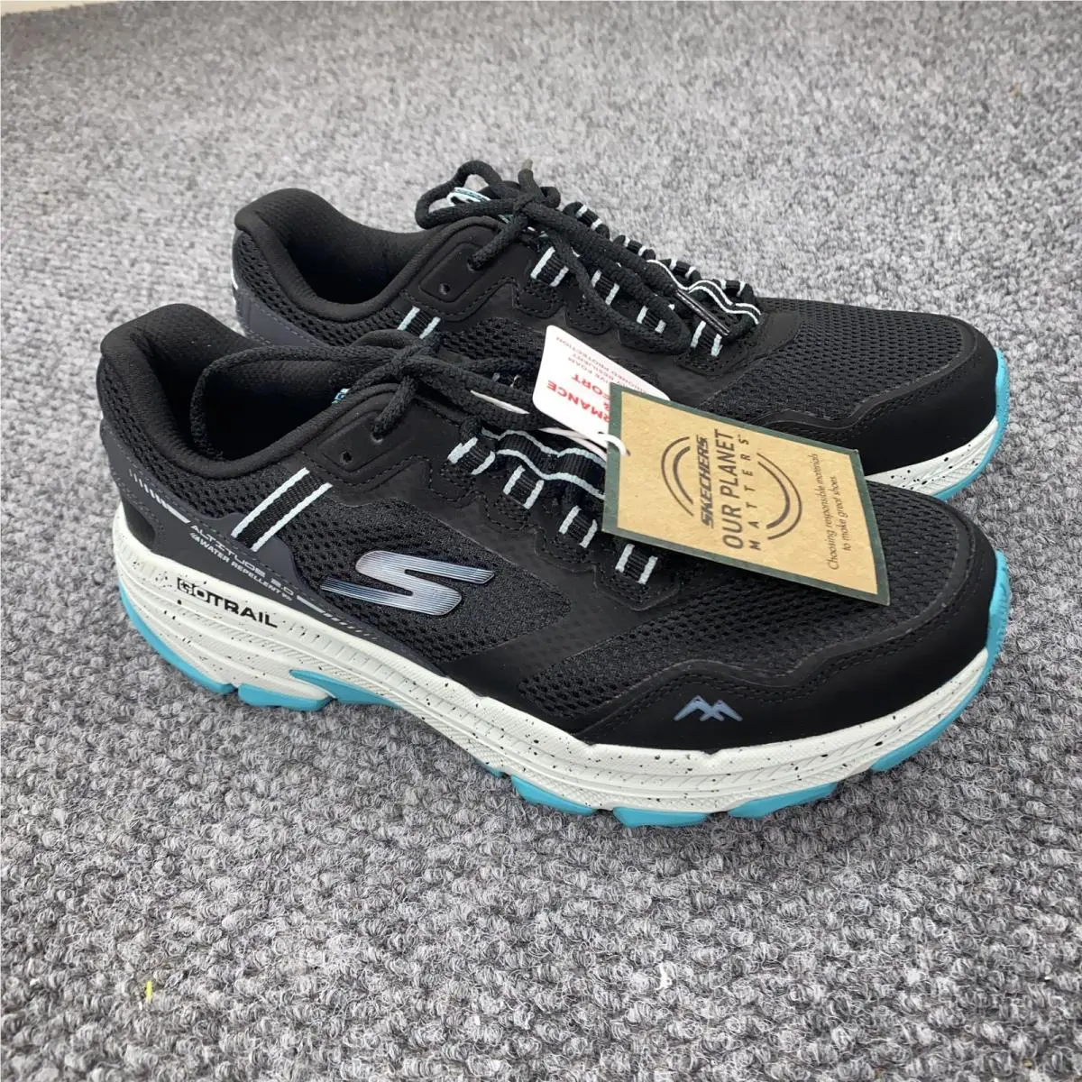 Skechers Gotrail Altitude 2.0 Shoes Womens Size 6.5 Water Repellent Eco 129525