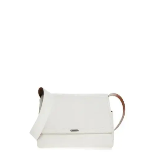 Alexander Mcqueen Slouch Crackled Leather Messenger Bag