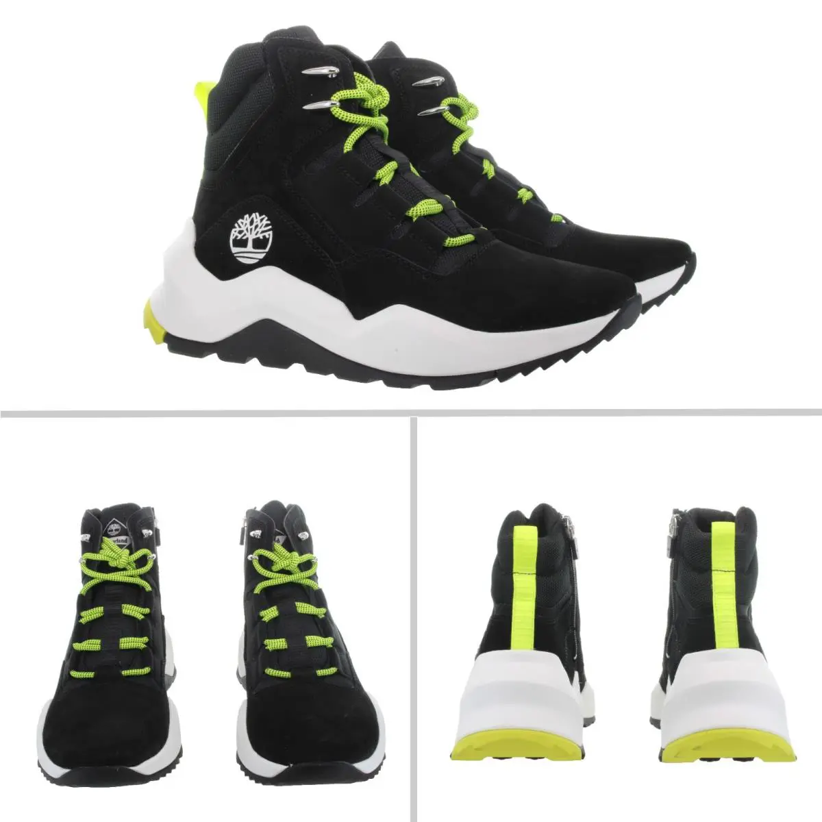 Timberland shoes - Timberland Madbury Side-Zip - Madbury - A2HGQ - Black, White, Volt 1