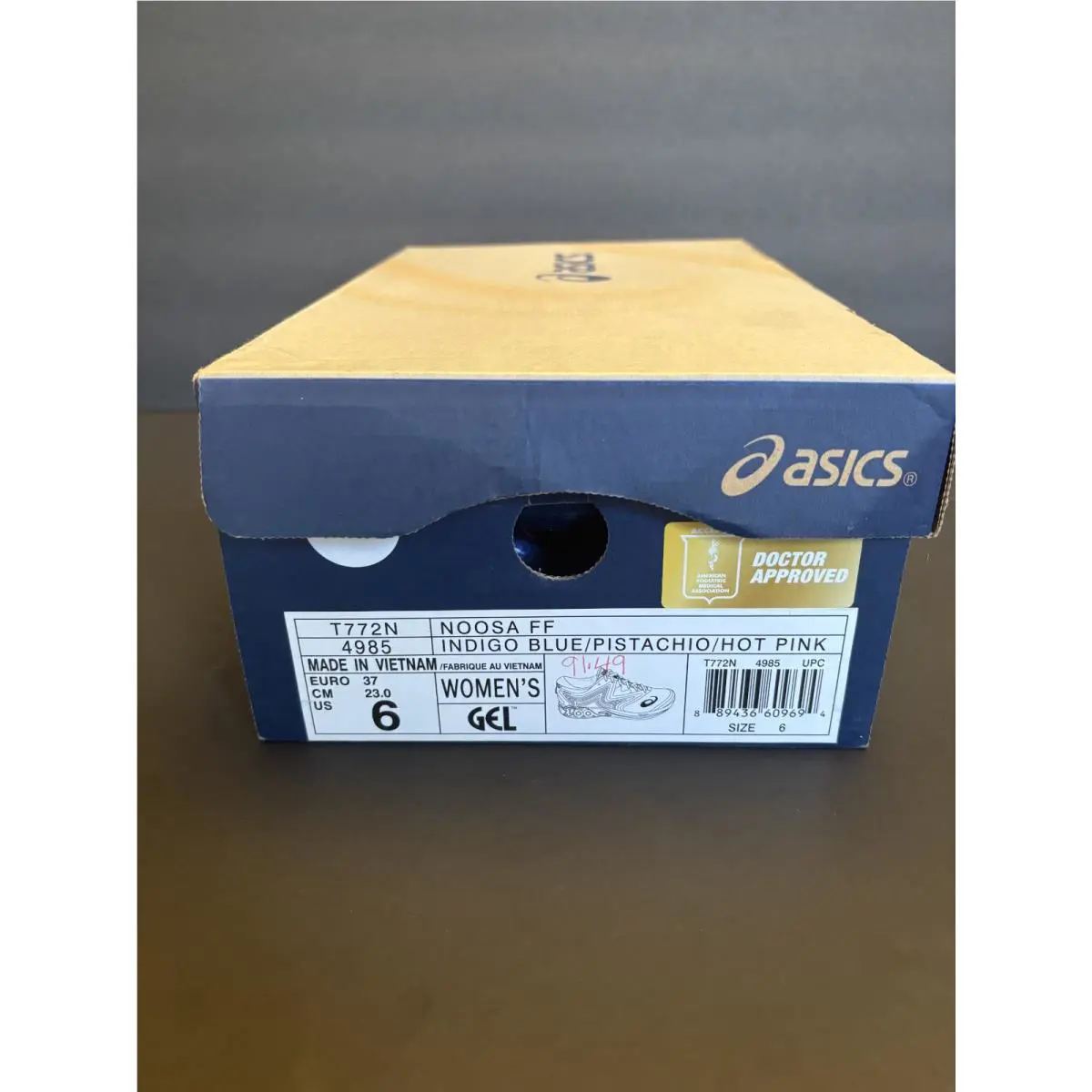 Asics shoes - Indigo Blue/Pistachio/Hot Pink 4