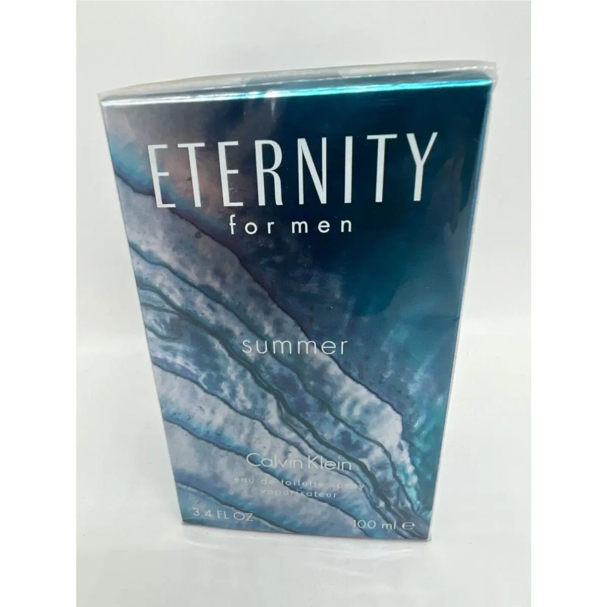 Eternity Men Summer 2013 by Calvin Klein 3.4 FL oz / 100 ML Edt Spray Box