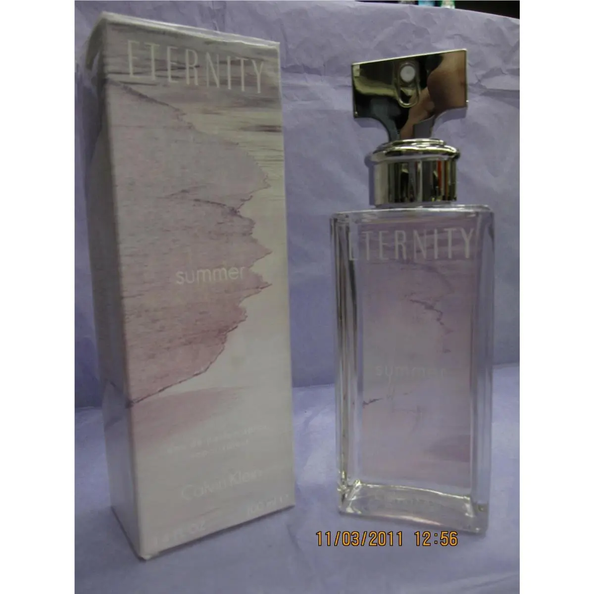 Calvin Klein Eternity Summer 2010 Women 3.4 FL oz / 100 ML Edp Spray Box