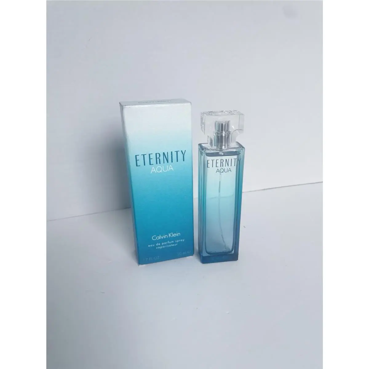 Eternity Aqua by Calvin Klein 1.7oz/ 50ml Eau De Parfum Spray Women No Seal