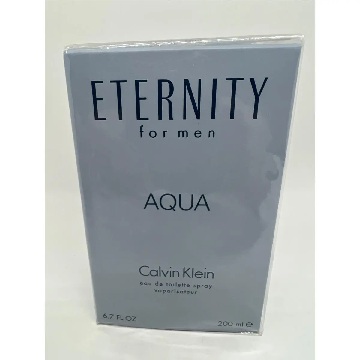 Eternity For Men Aqua by Calvin Klein 6.7 FL oz / 200 ML Edt Spray In Box