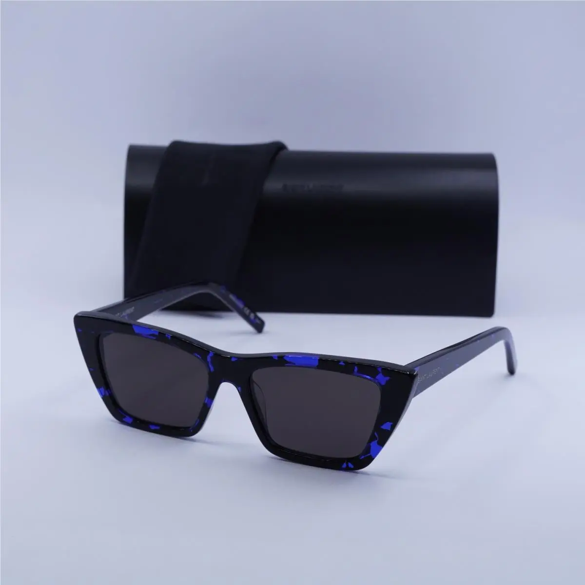 Saint Laurent SL 276 Mica 009 Blue Havana/black 53-16-145 Sunglasses by Yves Saint Laurent
