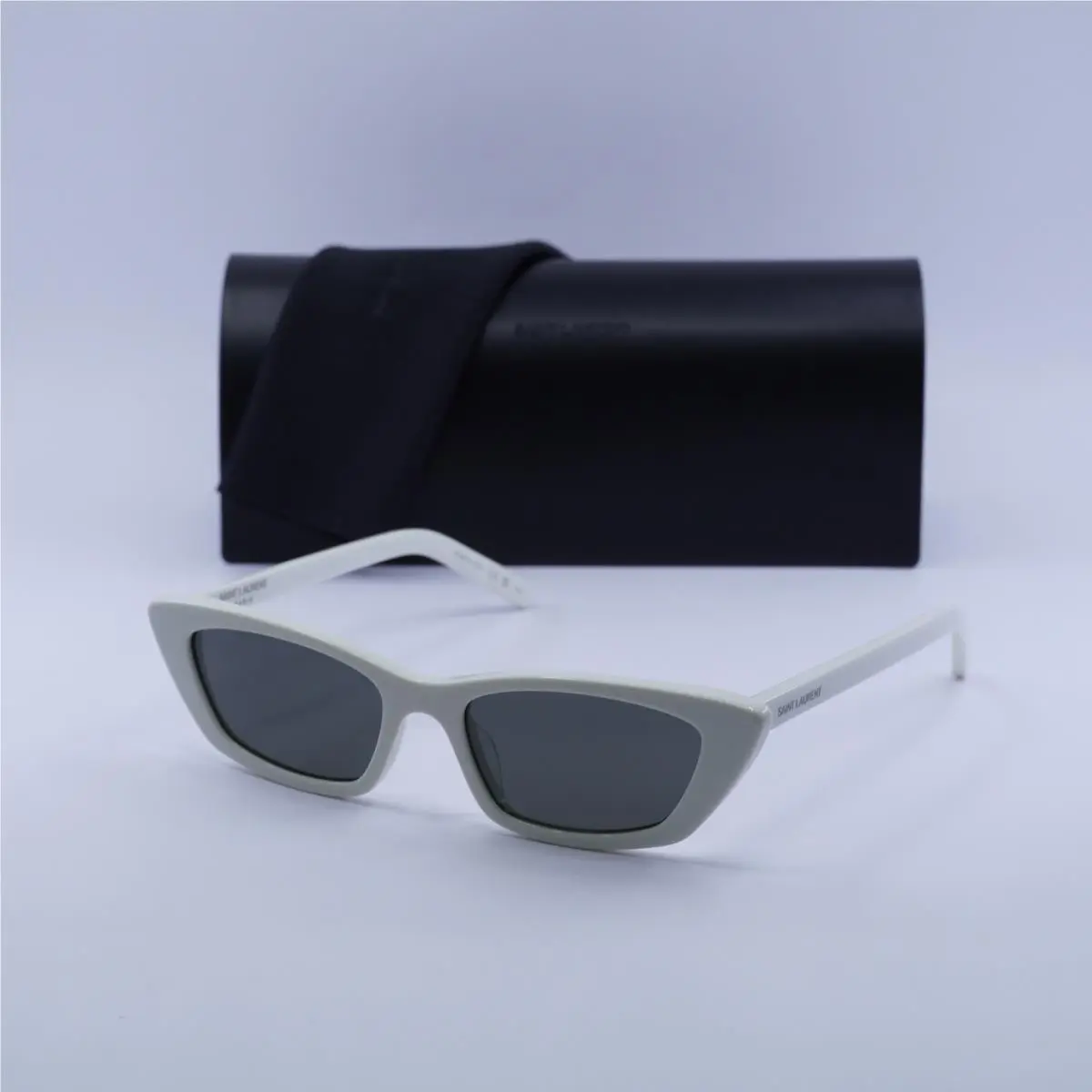 Saint Laurent SL277 011 White/grey 52-18-145 Sunglasses by Yves Saint Laurent