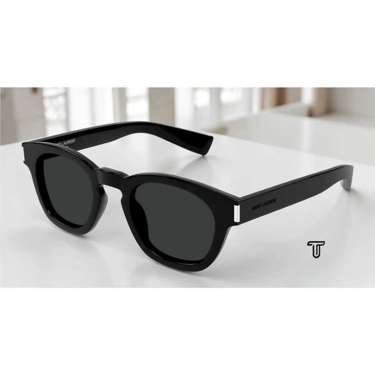 Saint Laurent SL 746 001 Black Black 48 mm Men`s Sunglasses by Yves Saint Laurent