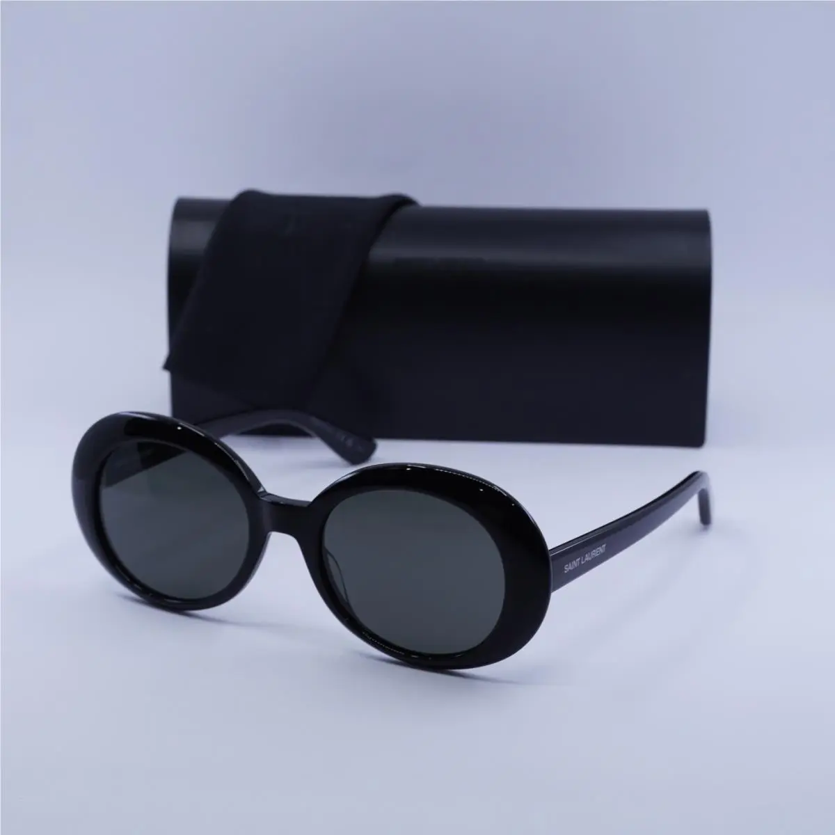 Saint Laurent SL98 California 002 Shiny Black/grey 54-21-145 Sunglasses by Yves Saint Laurent