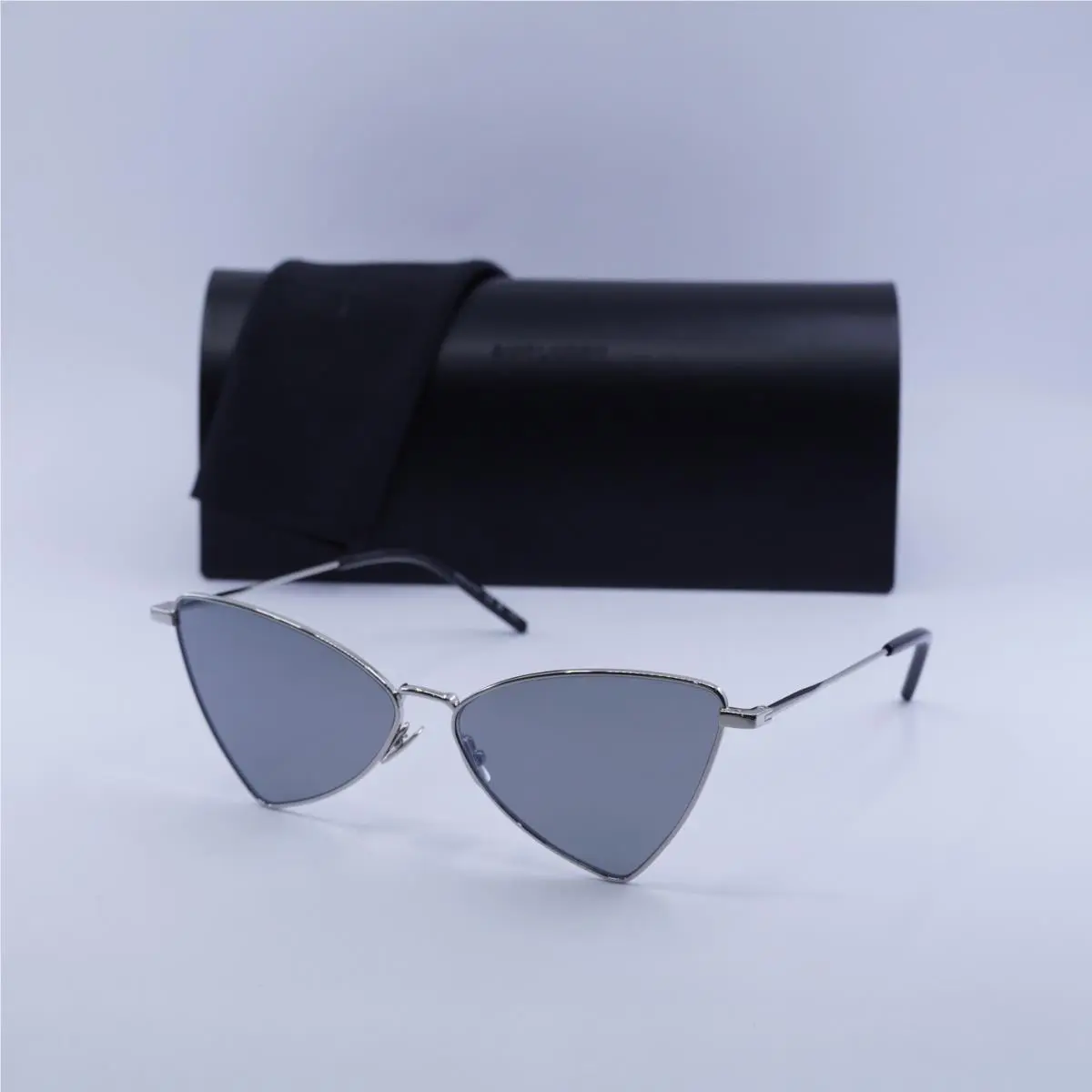 Saint Laurent SL303 Jerry 010 Silver/grey with Silver Mirror 58-13-145 by Yves Saint Laurent