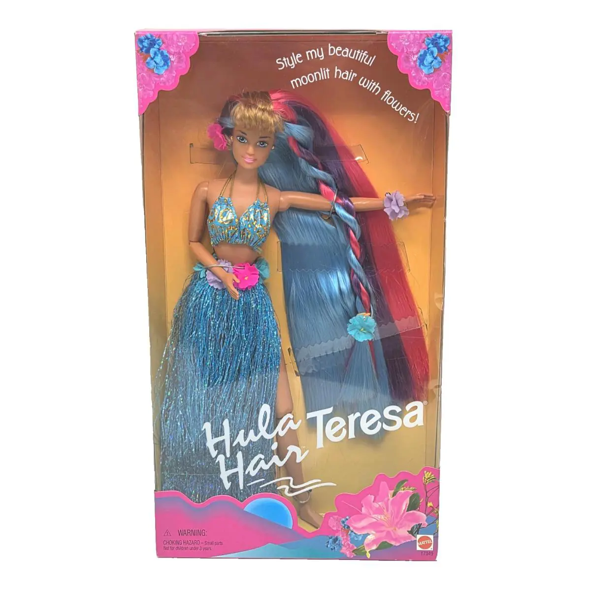 Vintage 1996 Hula Hair Teresa Friend OF Barbie Mattel 17049