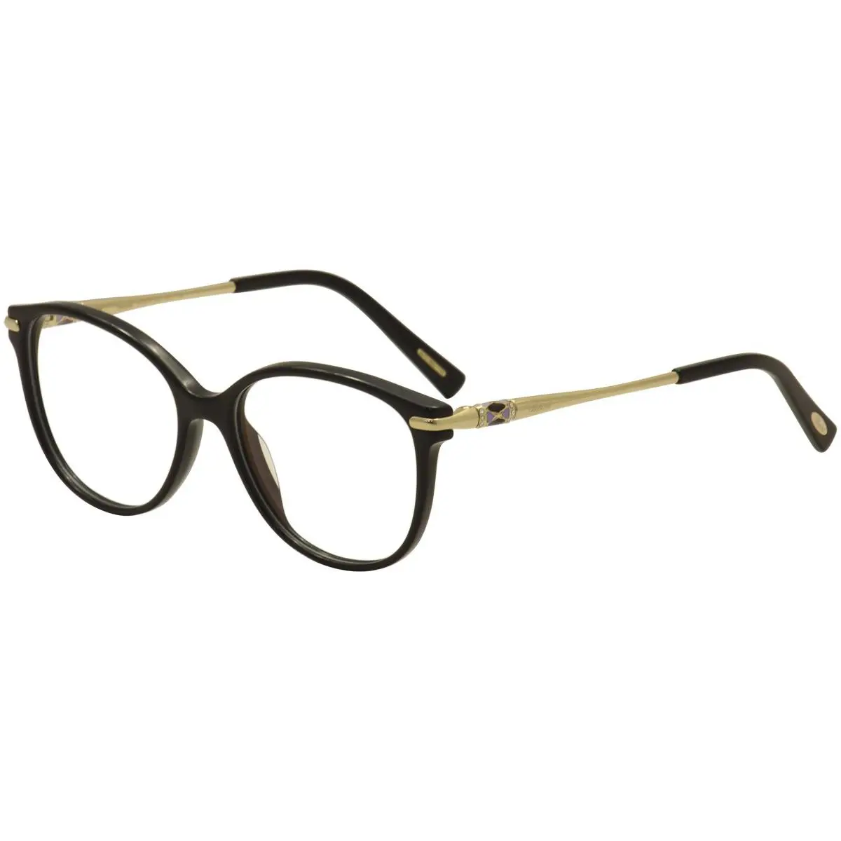 Chopard Eyeglasses Vch 216S 216/S 0700 Black/23KT Gold Plated Optical Frame 53mm