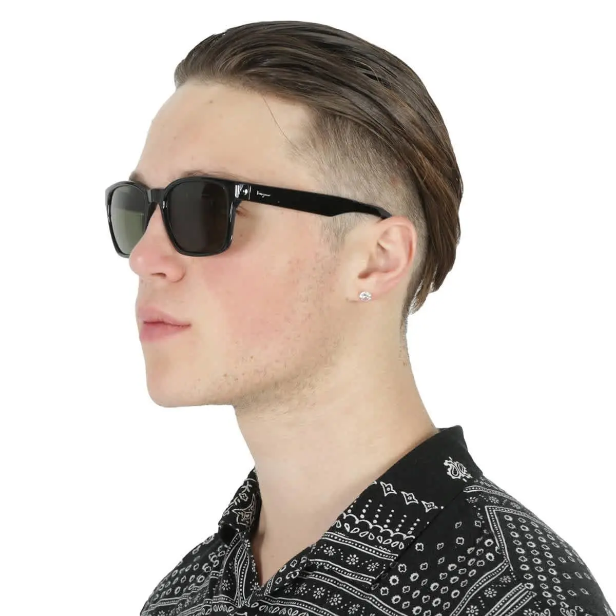 Green Square Unisex Sunglasses SF959S 001 55 SF959S 001 55 by Salvatore Ferragamo