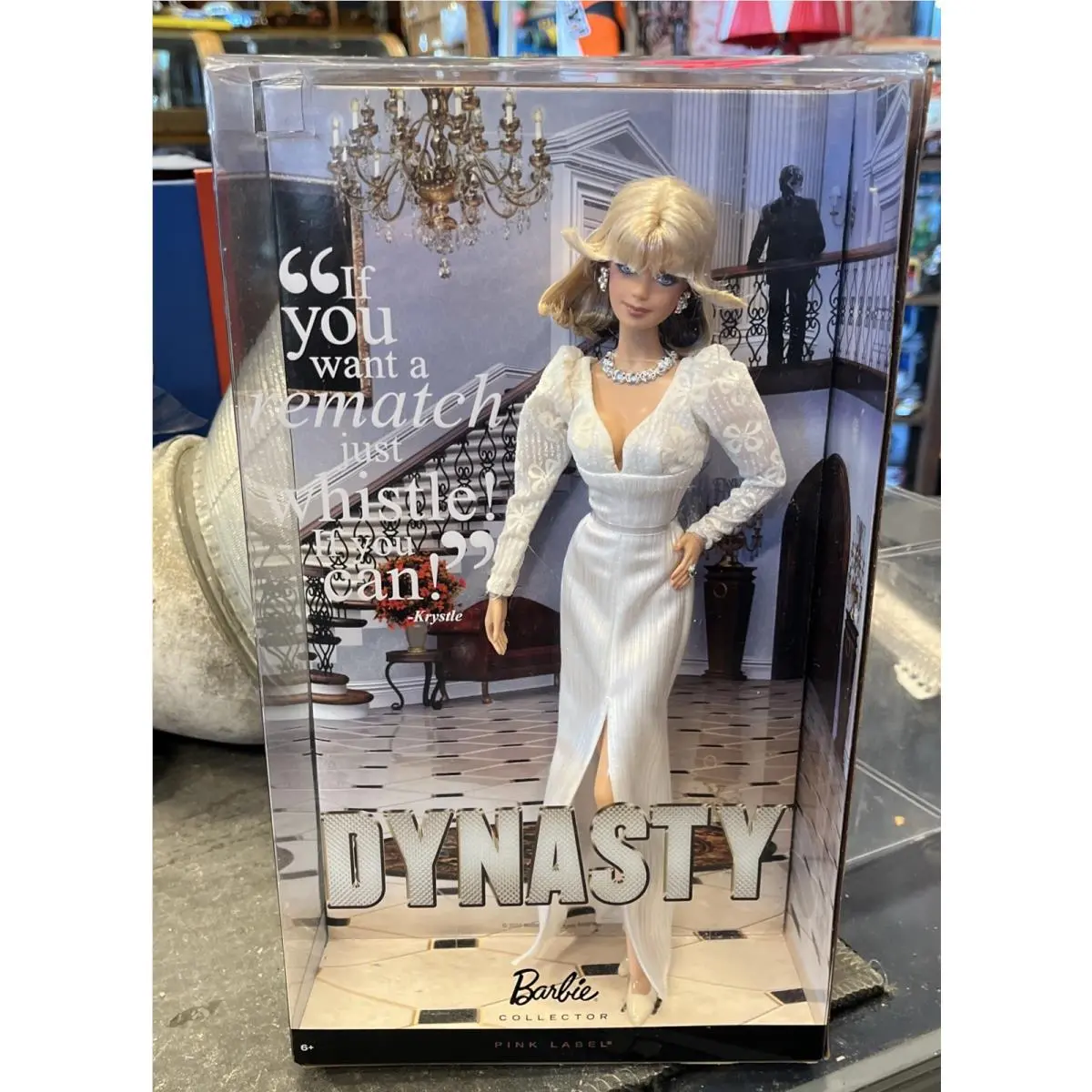 Mattel 2010 Barbie Dynasty Krystal Carrington Collector Pink Label_T7905