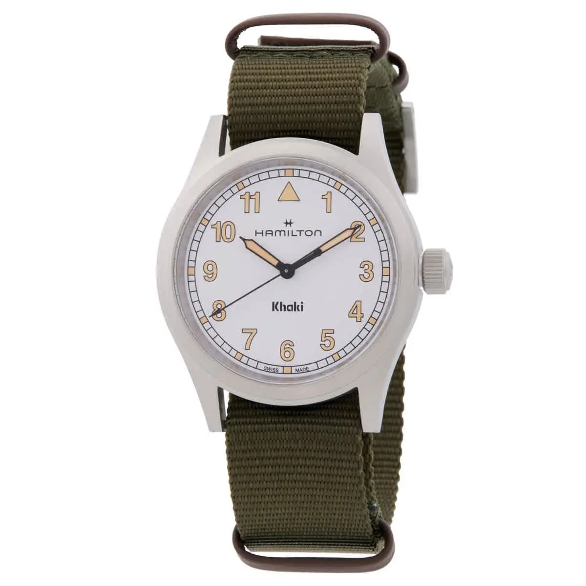 Hamilton Khaki Field Quartz White Dial Watch H69401910