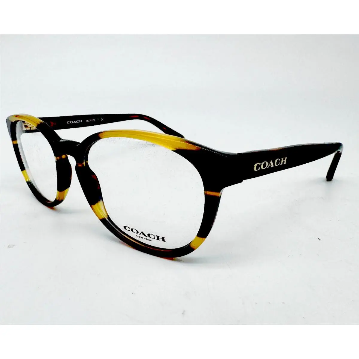 Coach HC 6102 / 5441 Woman`s Eyeglasses - 51-18-140mm Black Amber NO Case