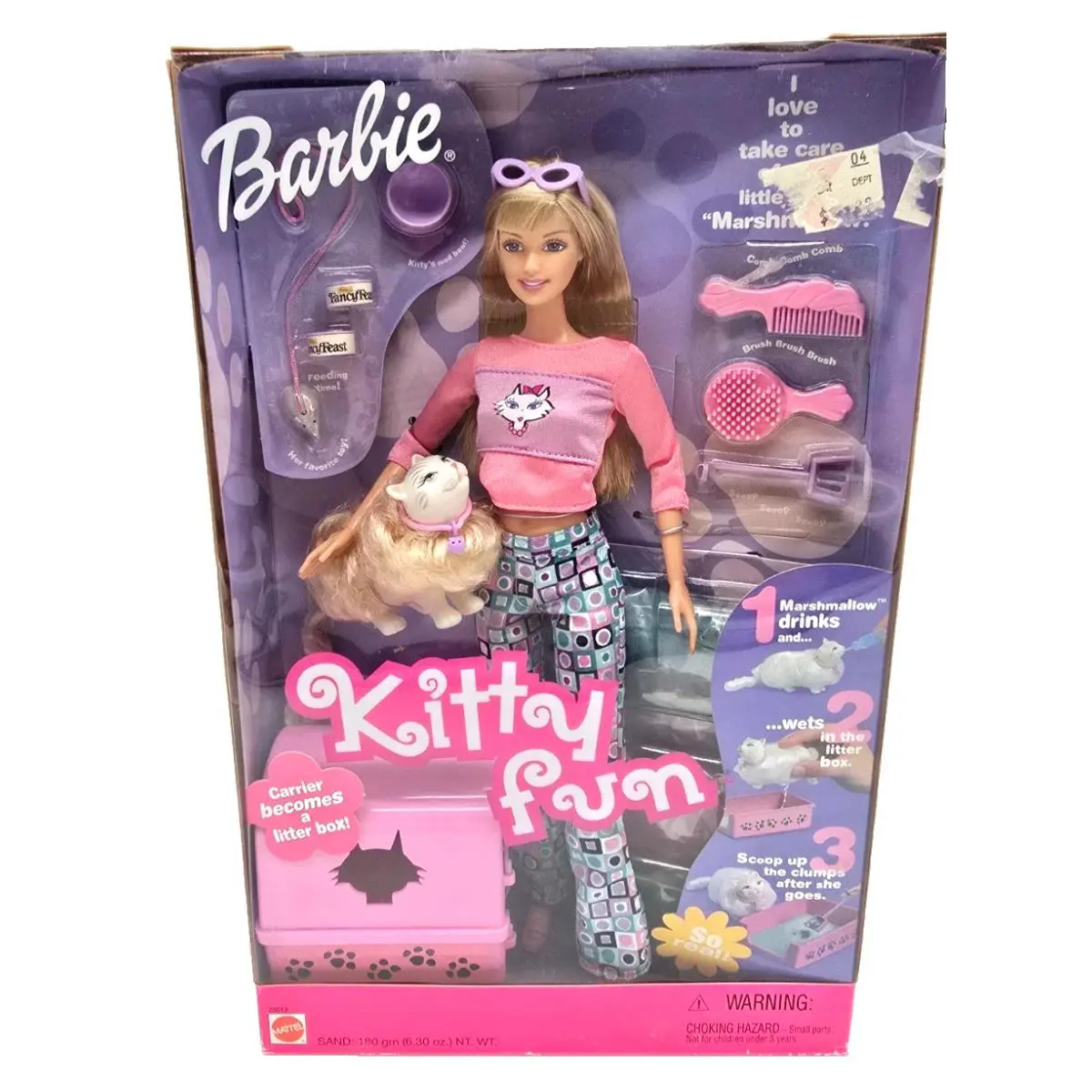 Barbie Kitty Fun Doll Mattel 2000 28866