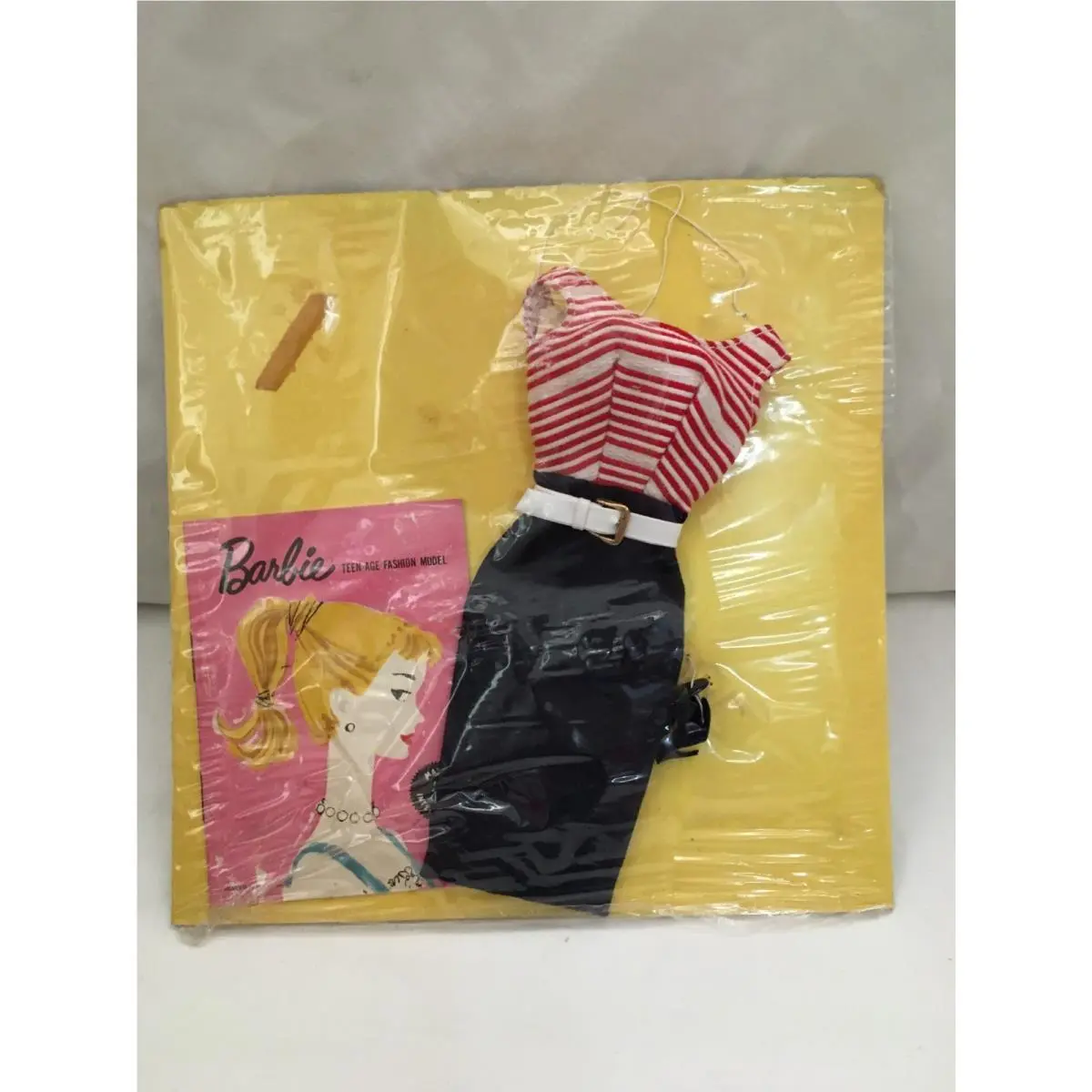 Vintage Barbie Cruise Stripes Mip Loose with Number One Shoes and TM Tag