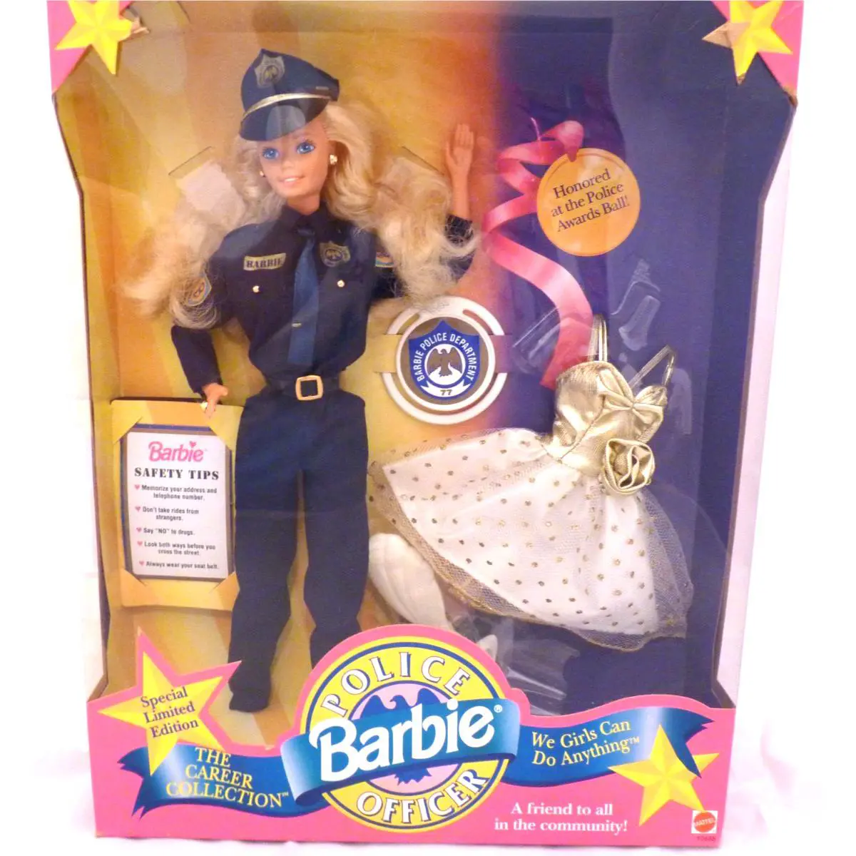 1993 Police Officer Barbie Doll The Career Collection Special Limited Edition
