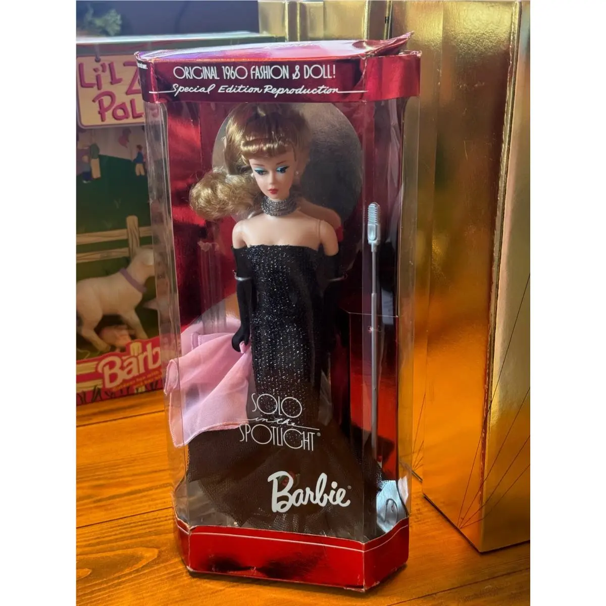 Vintage 1994-Special Edition Reproduction Solo In The Spotlight Barbie Doll-nib