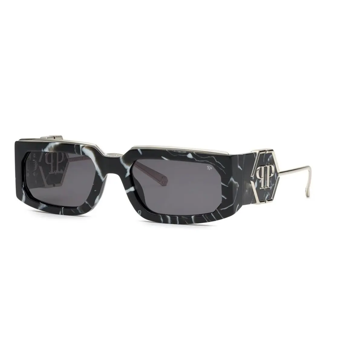 SPP119M Rose Venus 0Z21 Black Marble/silver/smoke by Philipp Plein