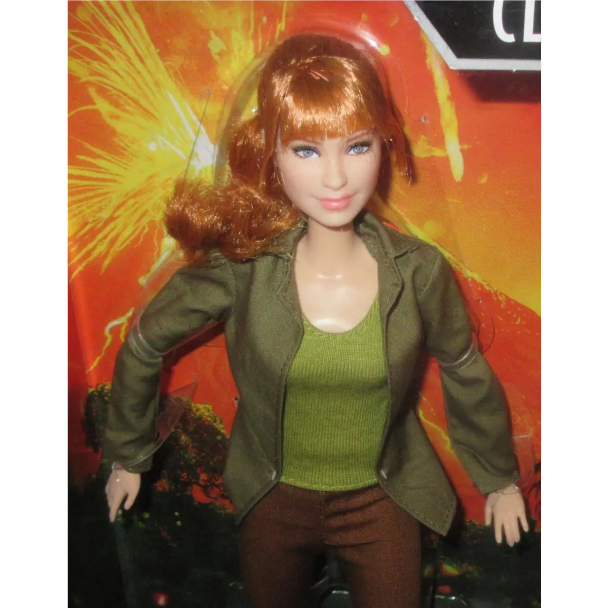 Nrfb Barbie Doll Mattel Jurassic World Claire Bryce Dallas Howard Auburn Doll