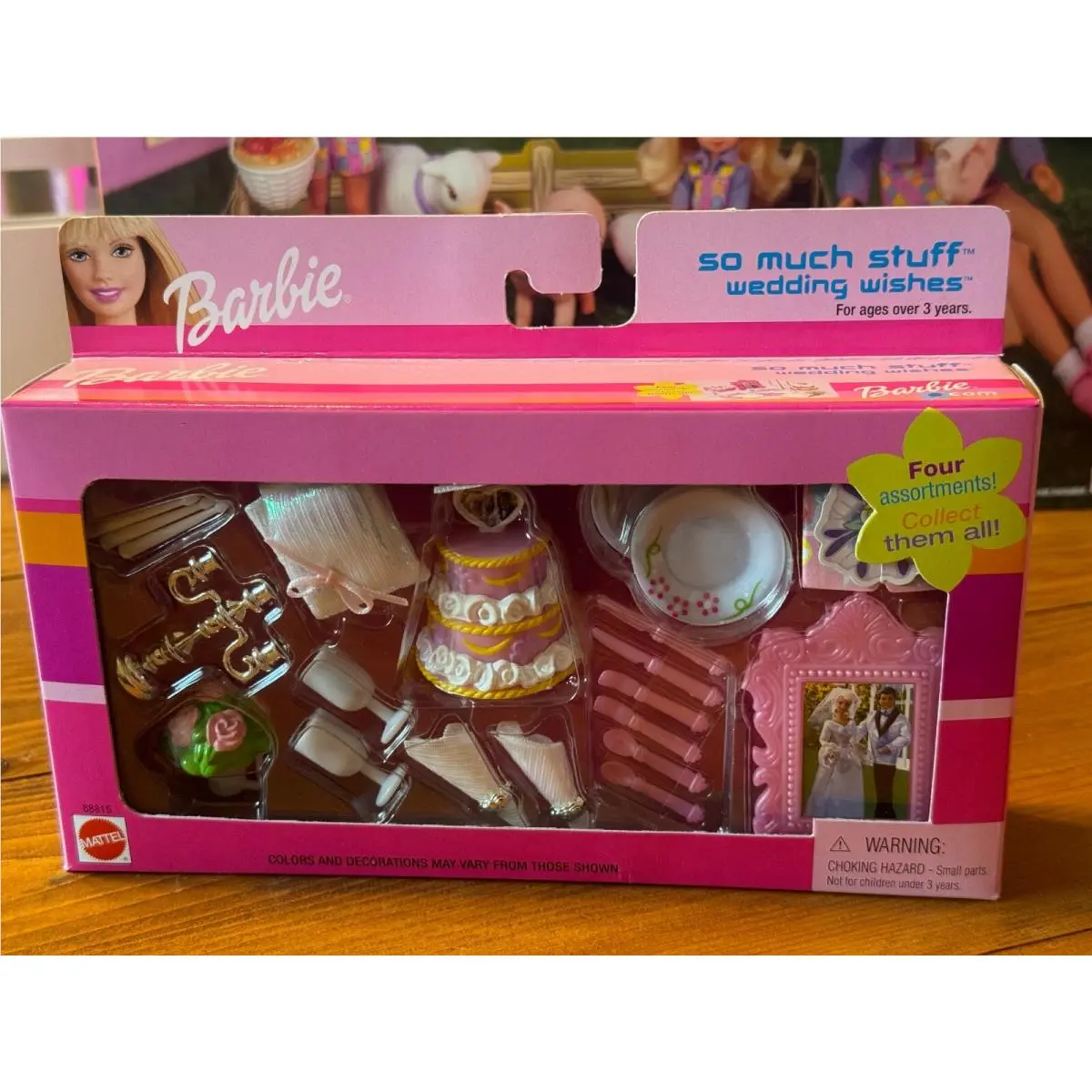 2001 Mattel Barbie Doll So Much Stuff Wedding Wishes Collectable Gift Playset
