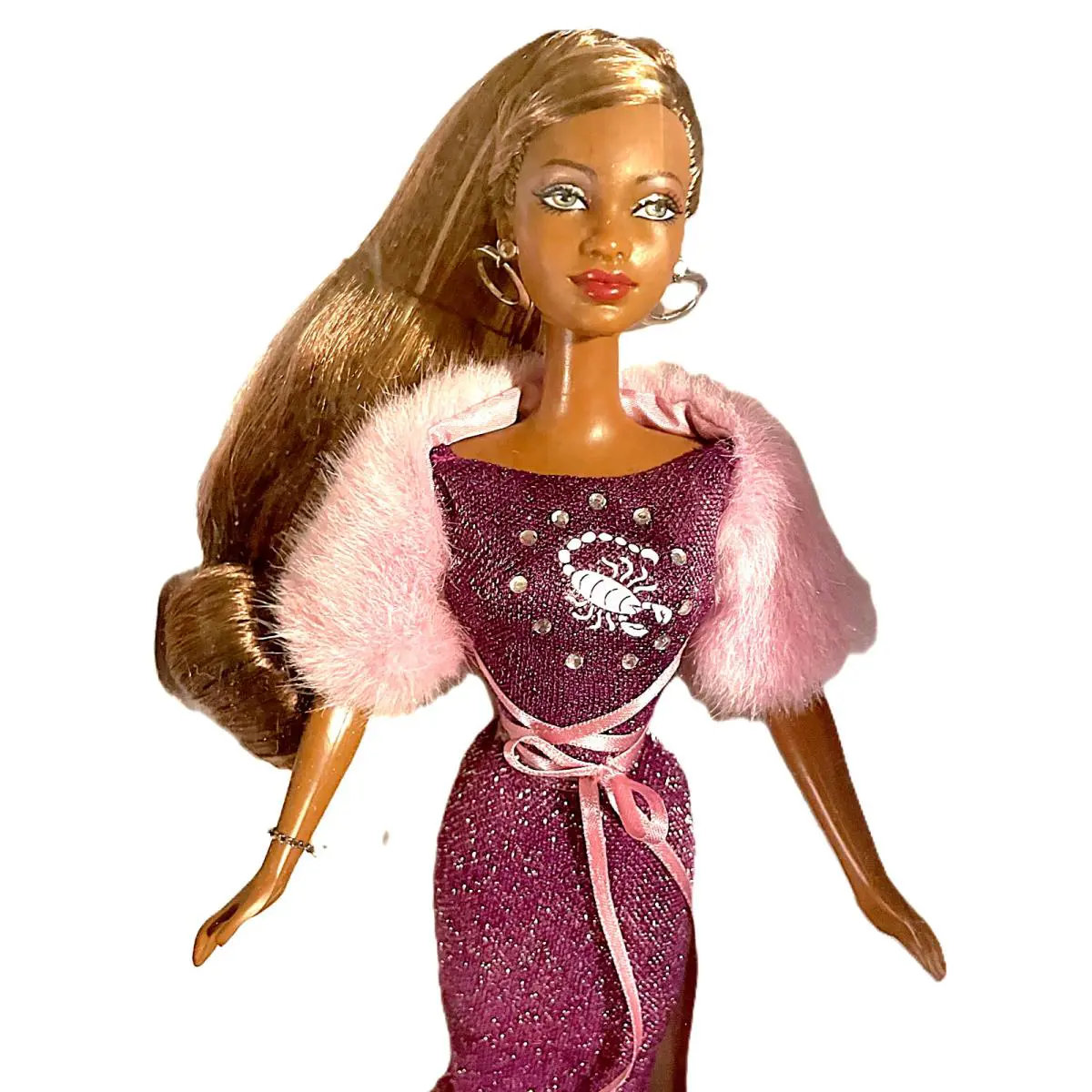 2004 Barbie Collector Pink Label Scorpio African American Doll
