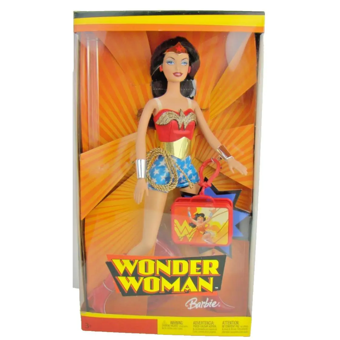 Wonder Woman Barbie Doll Mattel DC 2004 D6258