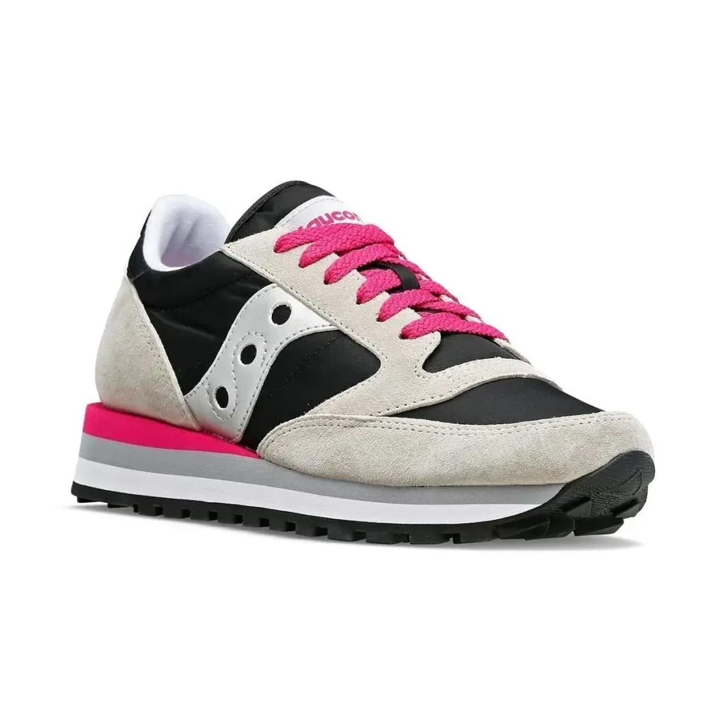 Saucony Jazz Triple S60530-29 Sneaker Women`s US 8 Gray Lifestyle Shoes gbnc1029 - Gray