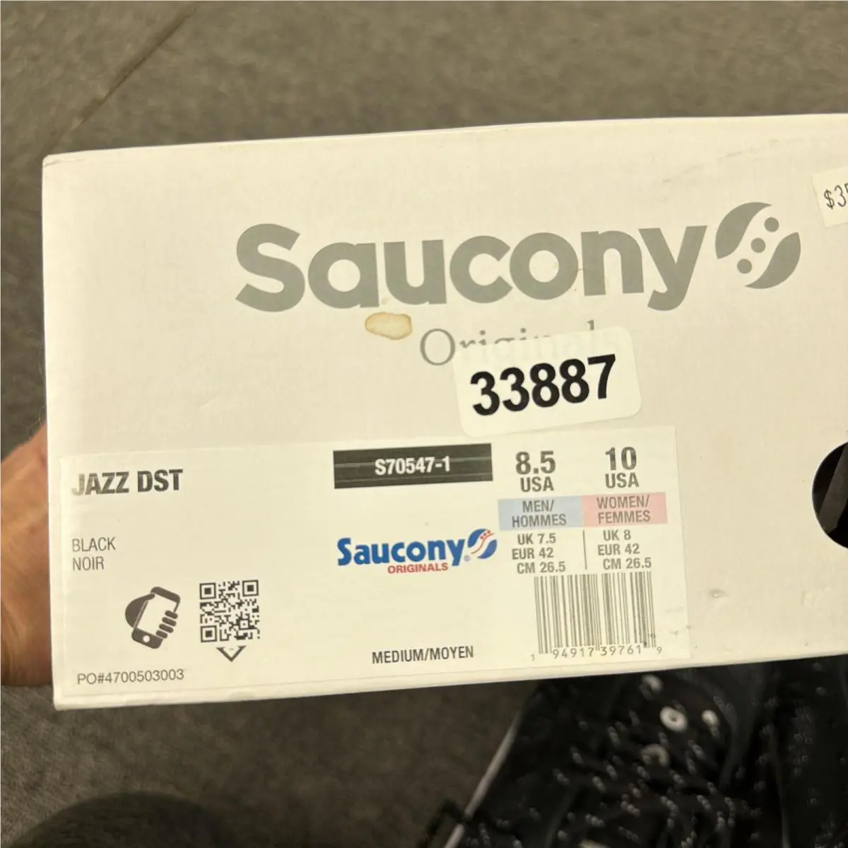 Saucony shoes - Saucony Jazz DST - Jazz DST - S70547-1 - Black 5