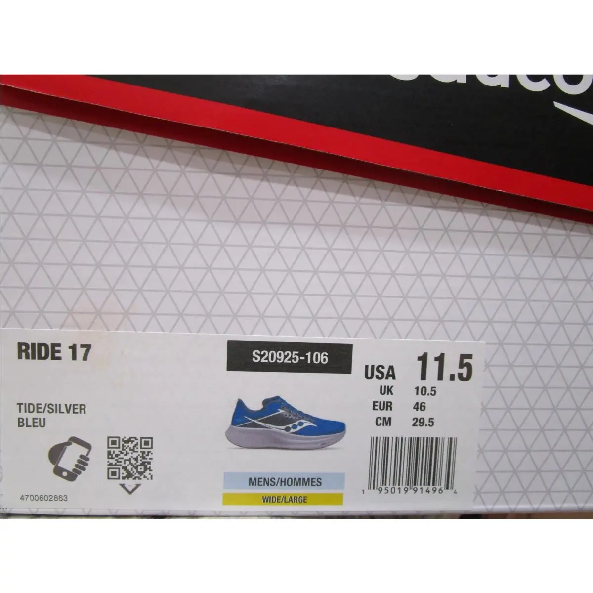 Saucony shoes - Saucony Ride 17 - Ride - S20925-106 - Tide/Silver 4