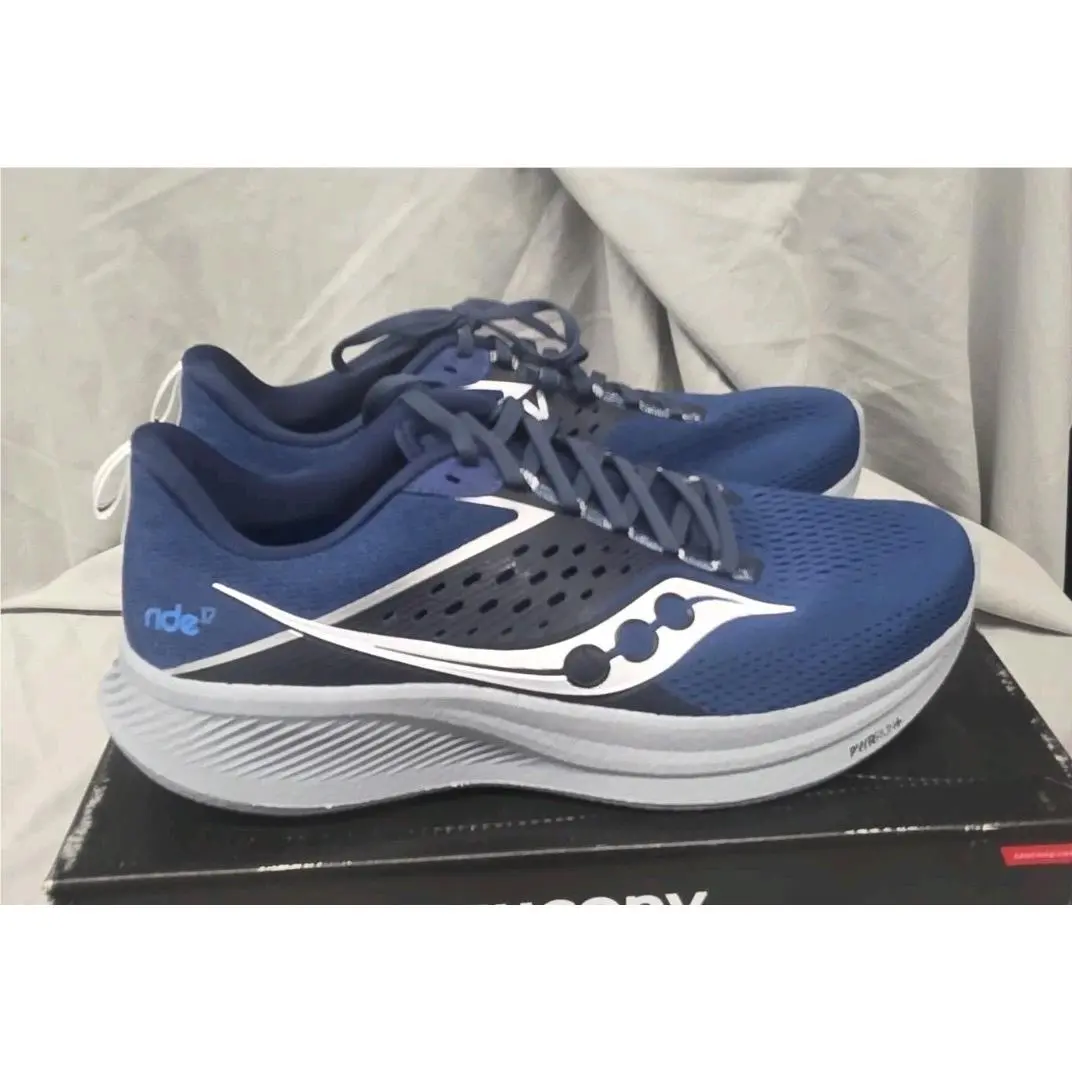 Saucony Ride 17 Running Shoes Tide Silver S20925-106 Men Size 13W