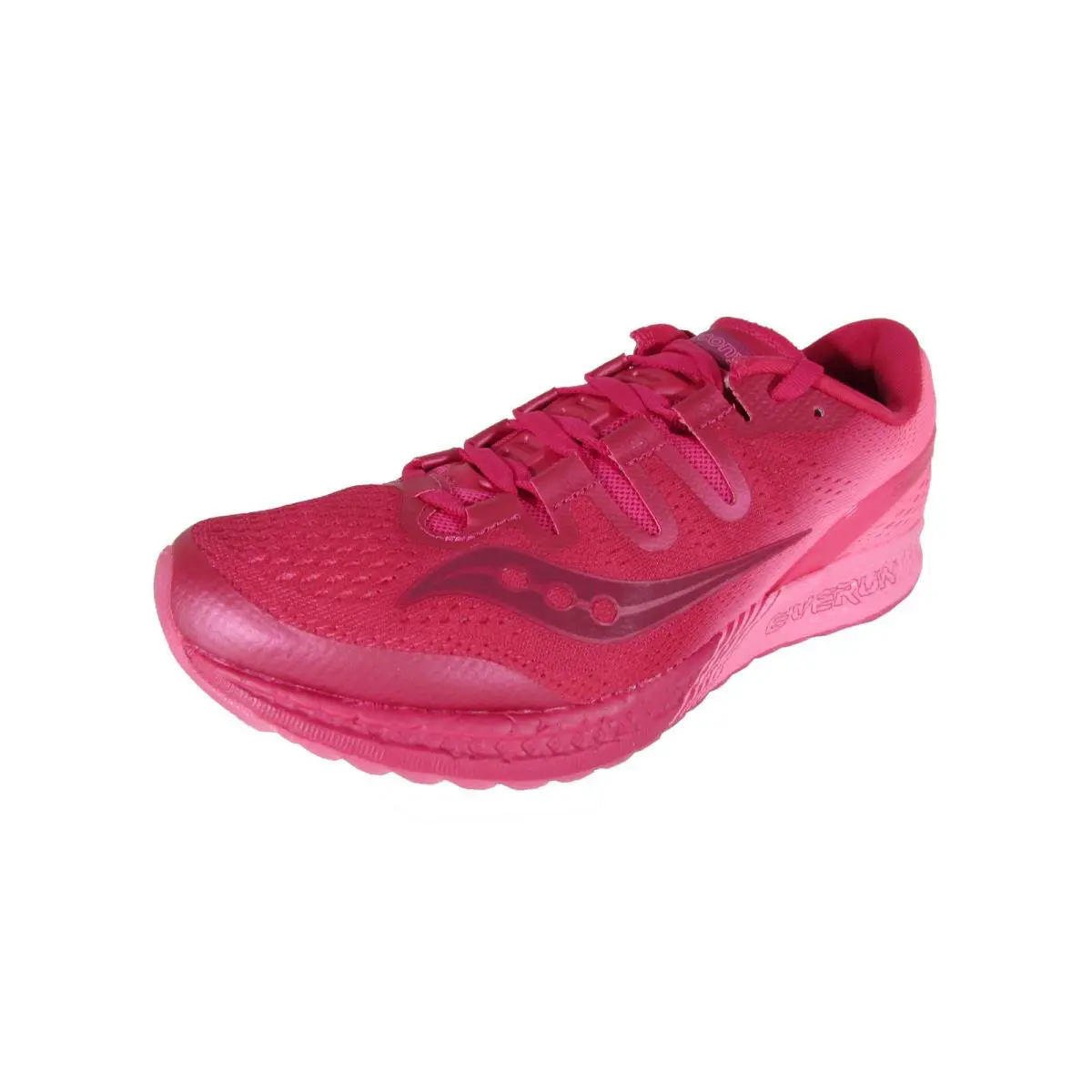 Saucony Womens Freedom Iso Running Sneaker Shoes Berry/pink US 5 - Berry / Pink