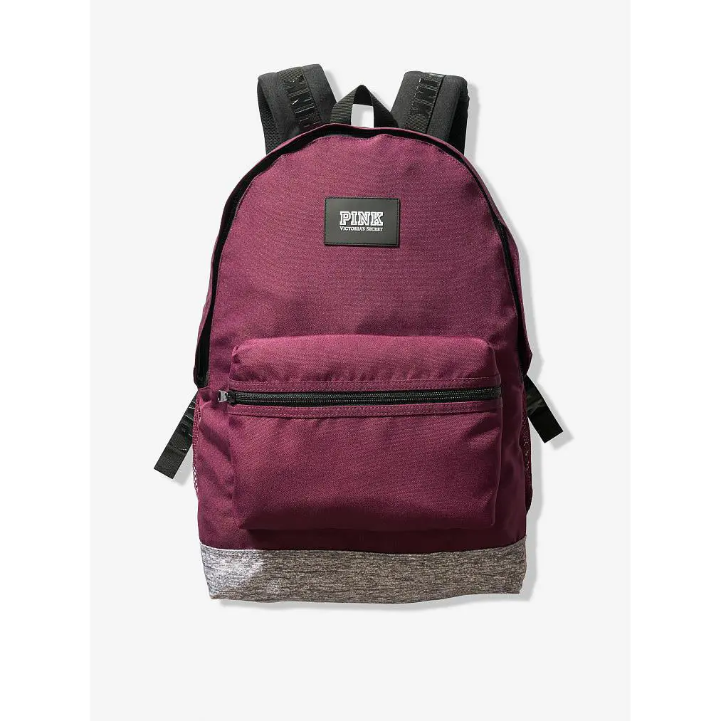 Victoria`s Secret Pink Backpack School Campus Laptop Book Bag Travel Tote