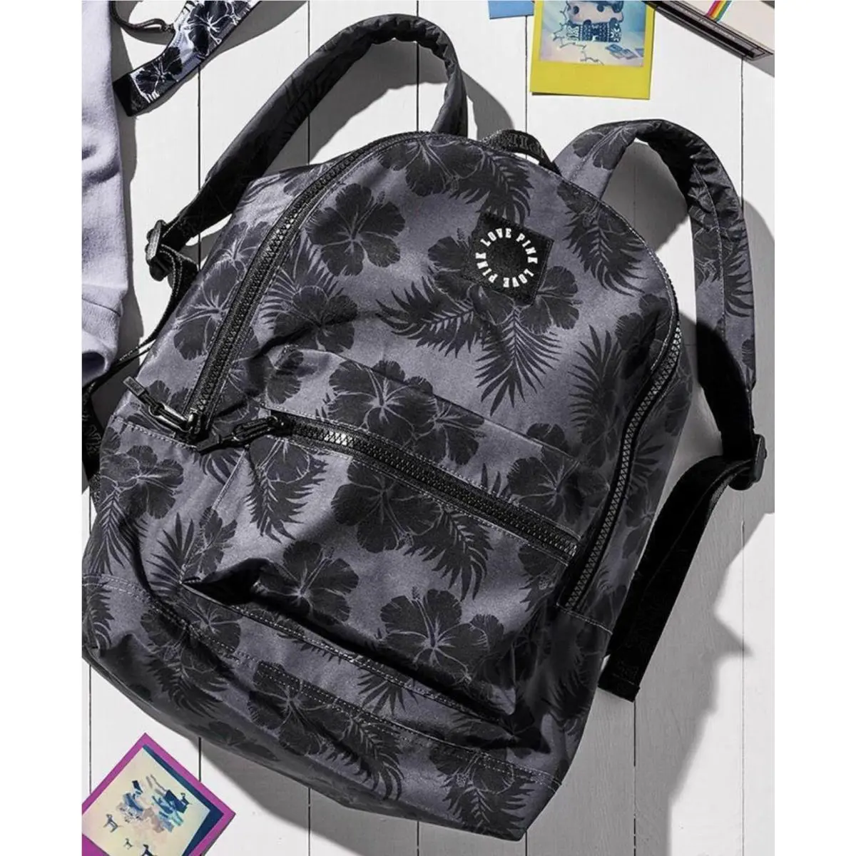 Victoria`s Secret Pink Backpack School Travel Book Bag Tote Great Gift