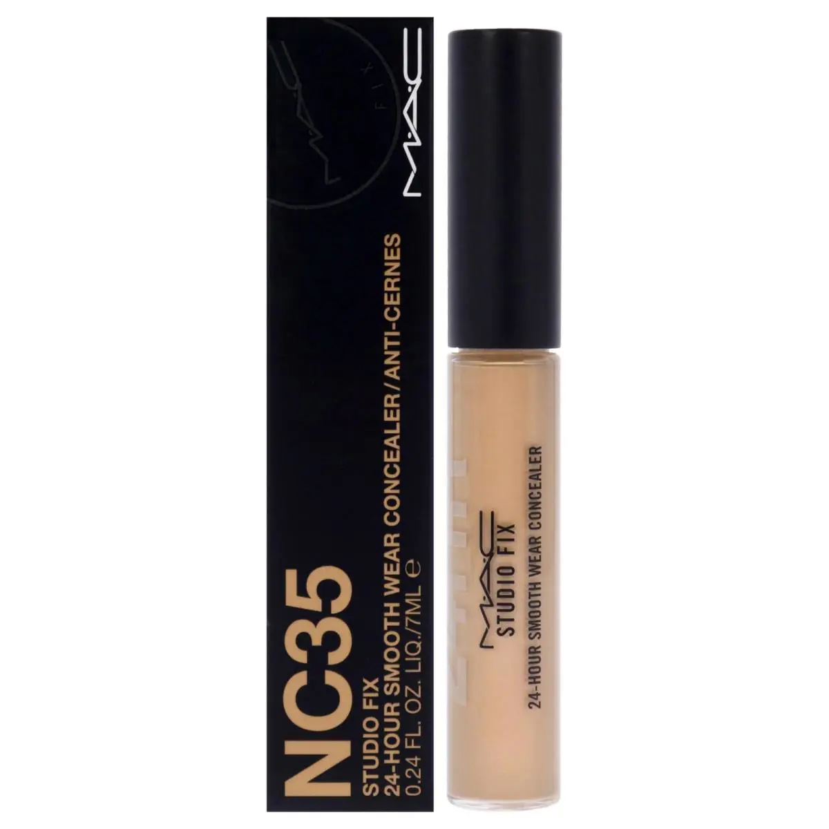 Mac Cosmetics 24 Hour Buildable Medium to Full Coverage Concealer 0.24 Fl Oz Face Makeup