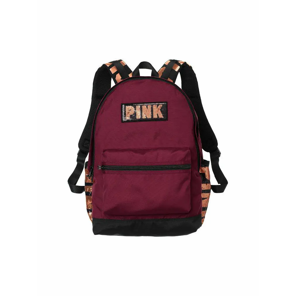 Victoria`s Secret Pink Campus Backpack Laptop Travel Book Bag Tote Rare Gift