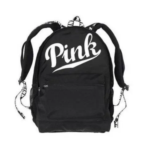 Victoria`s Secret Pink Campus Backpack Laptop Travel Book Bag Tote Rare Gift
