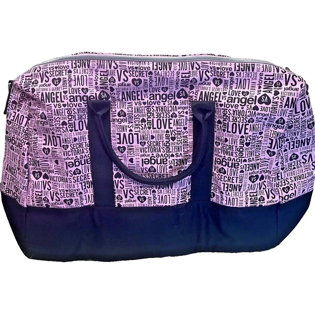 Victoria`s Secret Pink Duffle Carry On Bag Limited Edition Double Handles K1