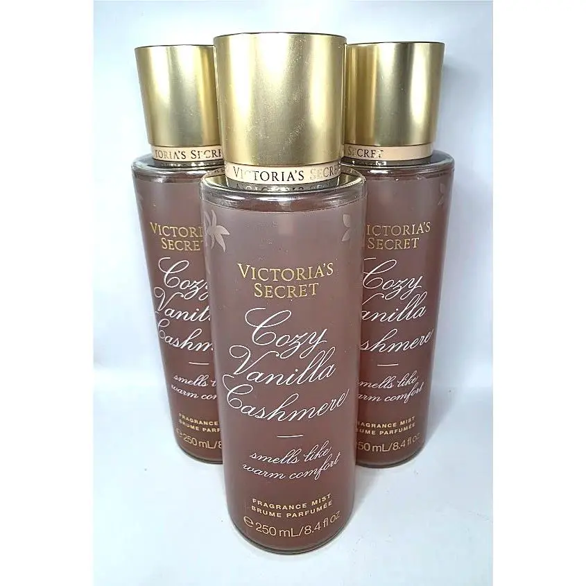 Victoria`s Secret Cozy Vanilla Cashmere Body Mist 8.4 FL OZ Each 3
