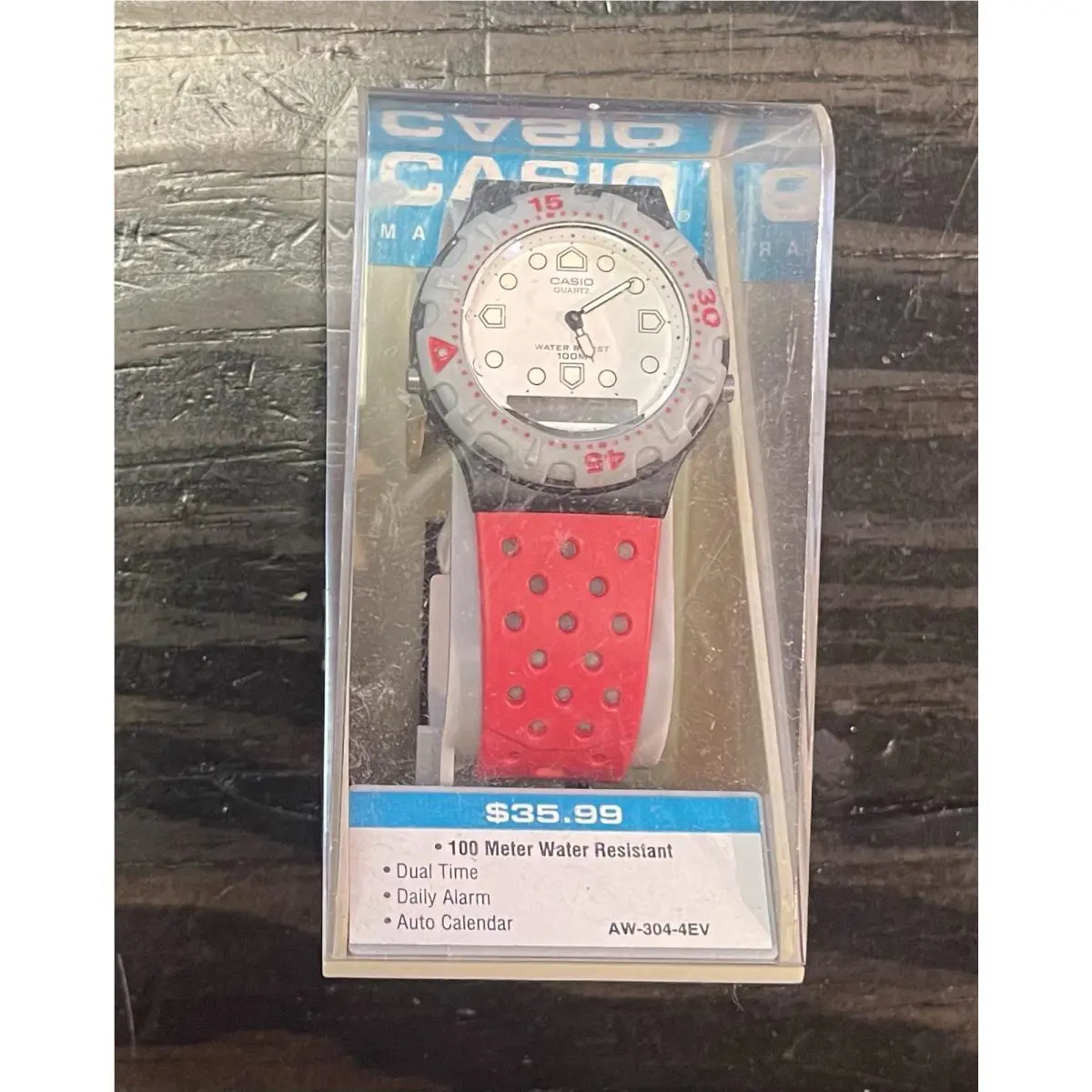 Vintage Casio AW-304-4EV Men’s Quartz Ana-digi Sports Watch Jdm 90s