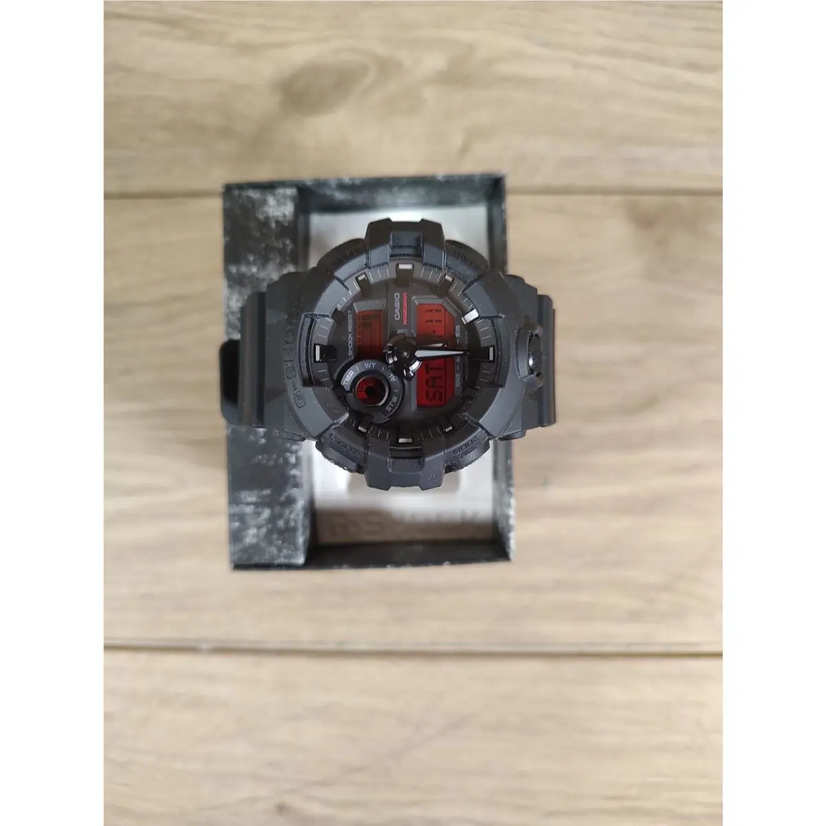G-shock Analog-digital Black/red Watch GA-700BBR-1ACR by Casio