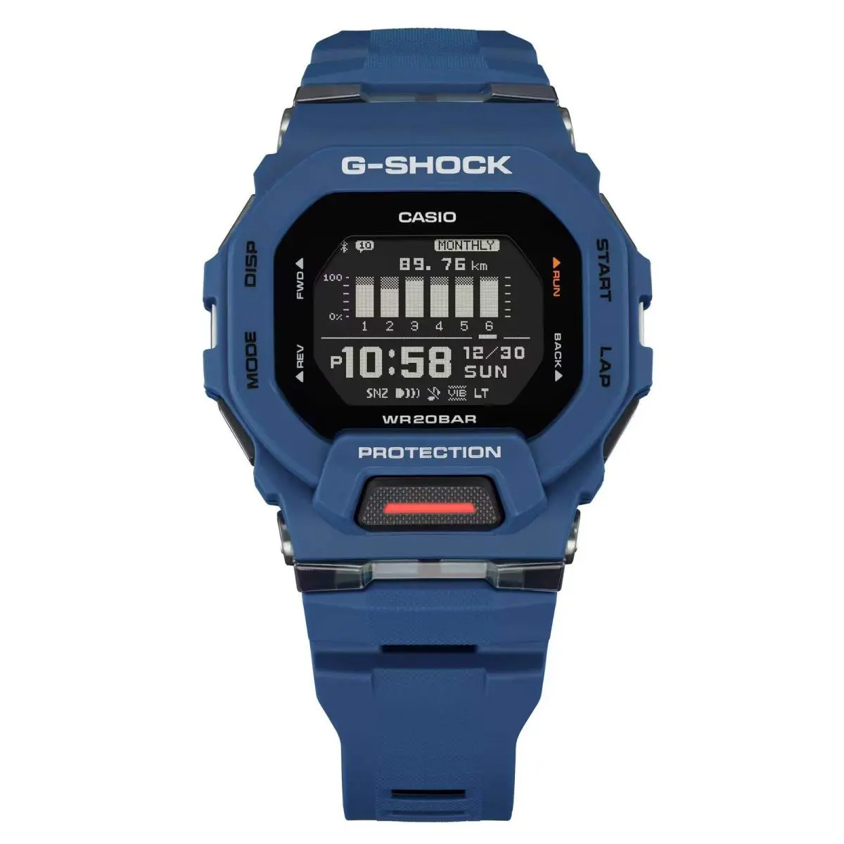 G-shock GBD-200-2 G-squad Bluetooth Blue Digital Watch by Casio