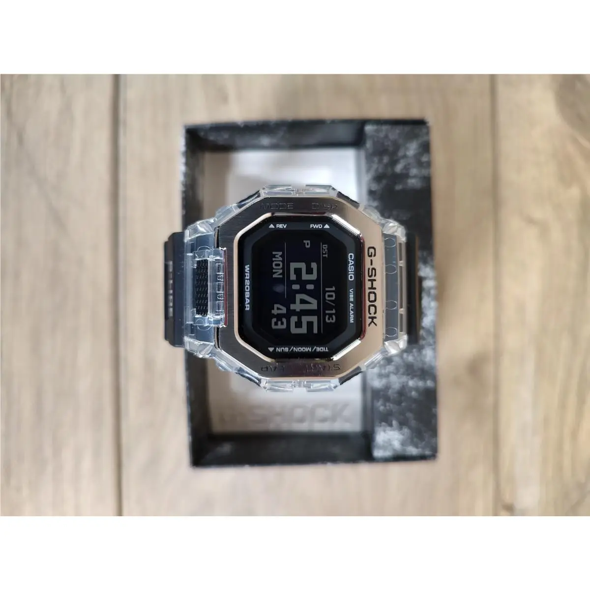 Casio G-shock Digital G-glide with Bluetooth Connect - Black GBX-100S-1CR