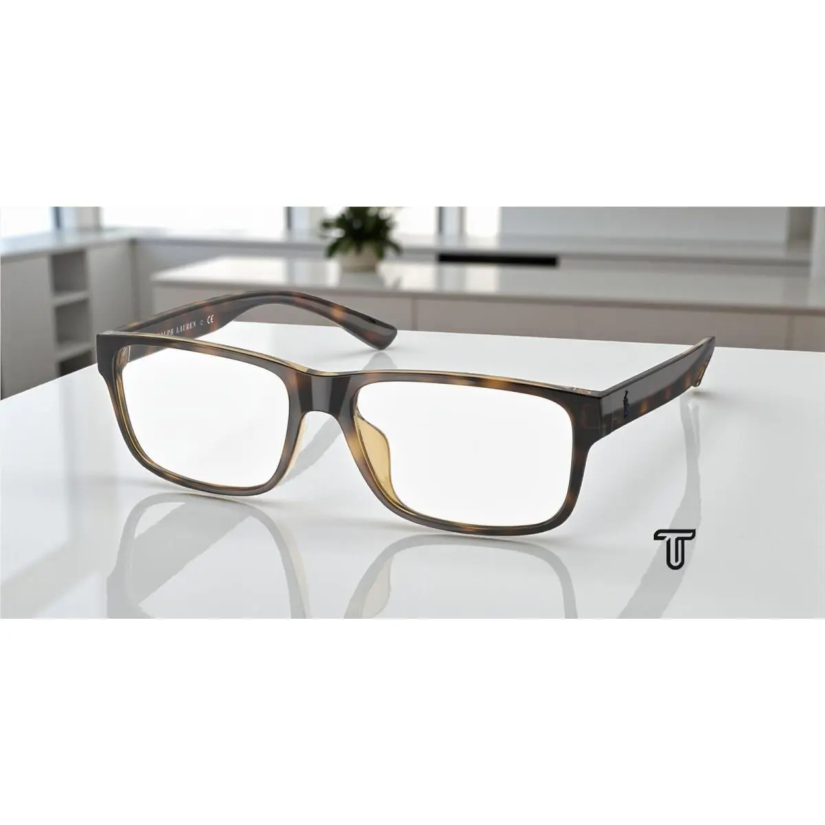 Ralph Lauren Polo PH2237U 5003 Shiny Havana Demo Lens 55 mm Men`s Eyeglasses