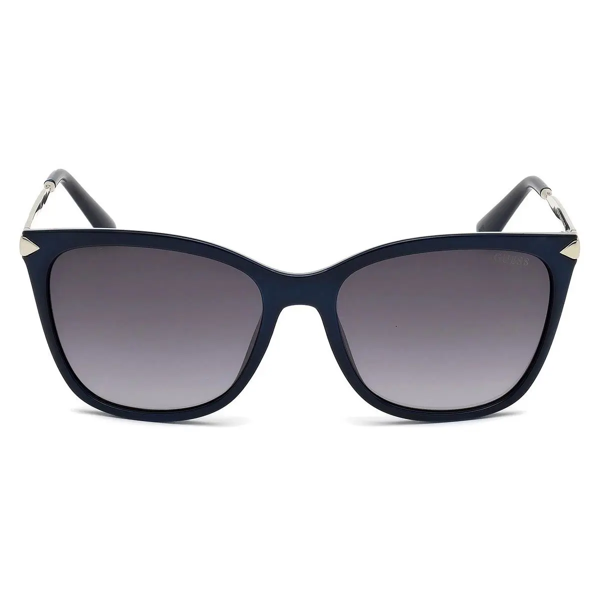 Guess GU7483 Sunglasses Shiny Navy Smoke Gradient 56mm