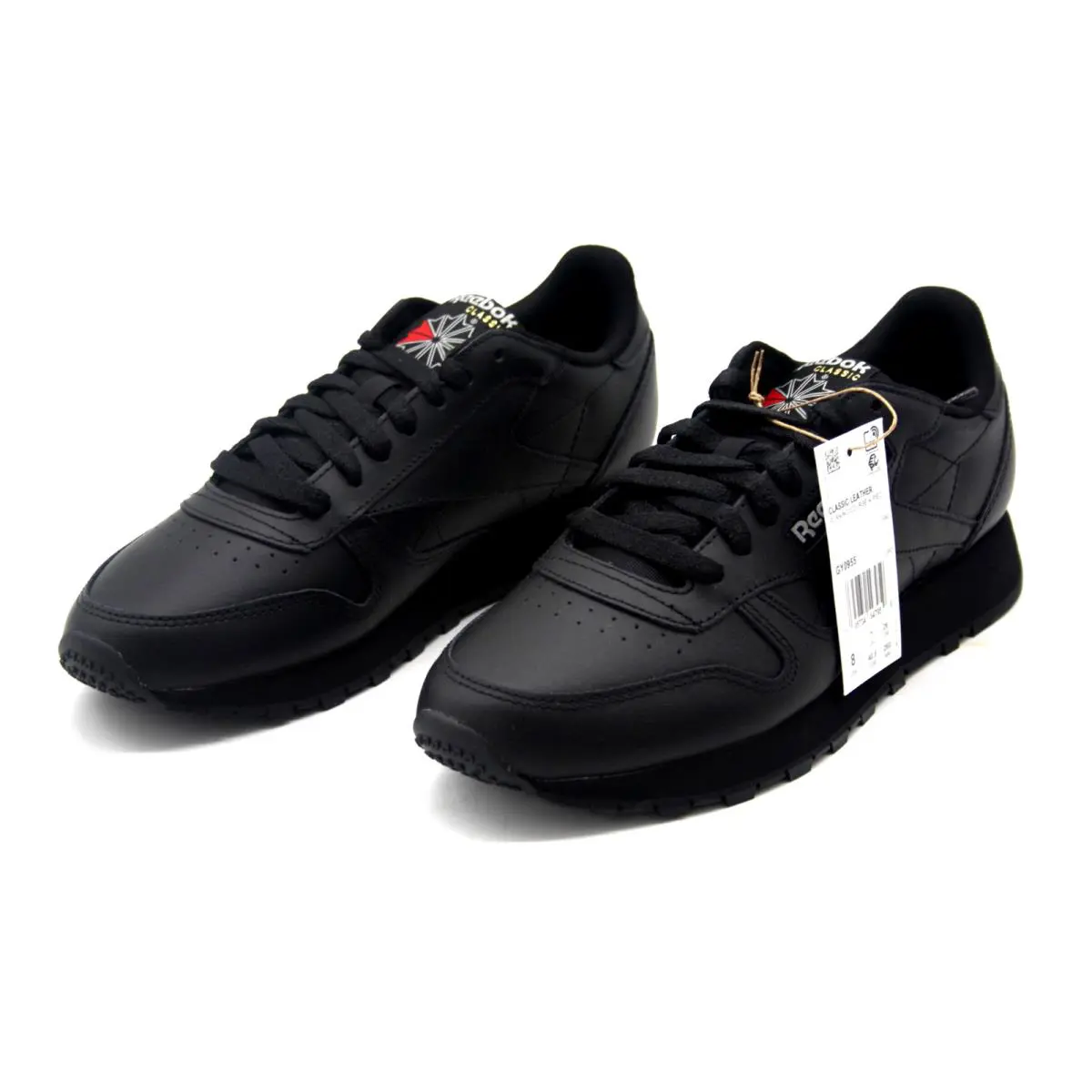 Reebok Classic Leather Running Shoe GY0955 Black/black Mens Lifestyle Sneaker - Black