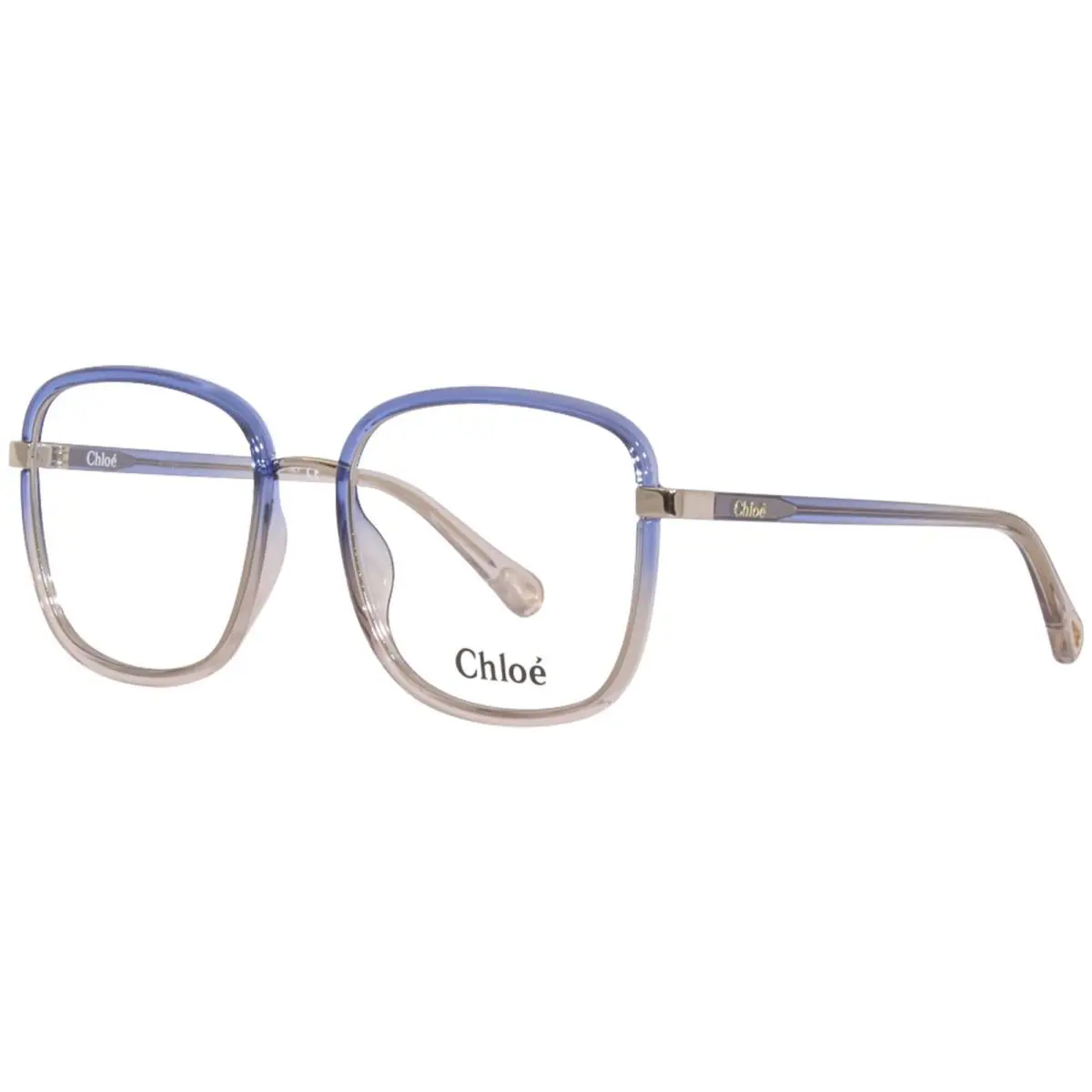 Chloe CH0034O 002 Eyeglasses Frame Women`s Blue Full Rim Style Square Shape