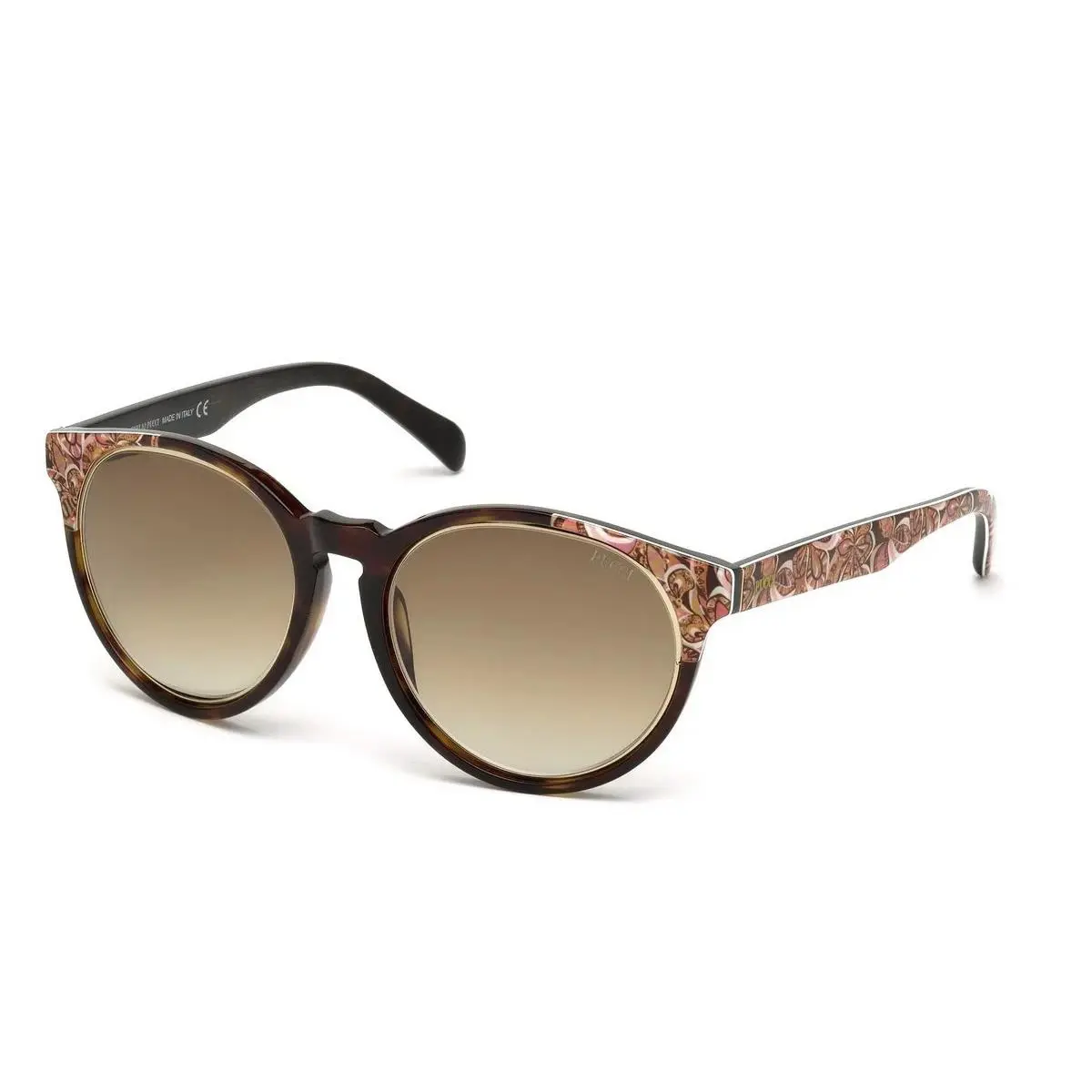 Women Emilio Pucci EP28 56F Brown Sunglasses 55mm /